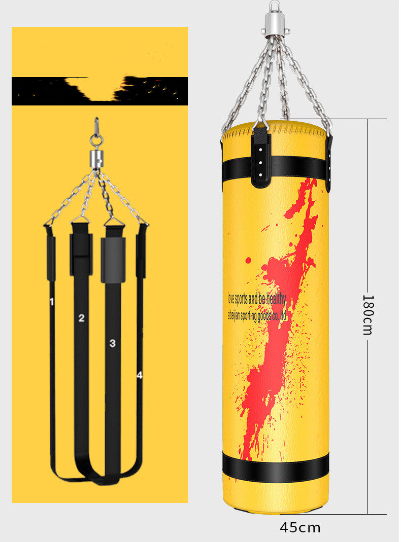 Hanging Hollow Punching Bag Fight