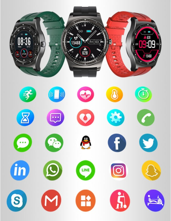 Smart Fitness Watch with Sleep Monitoring & Health Tracking