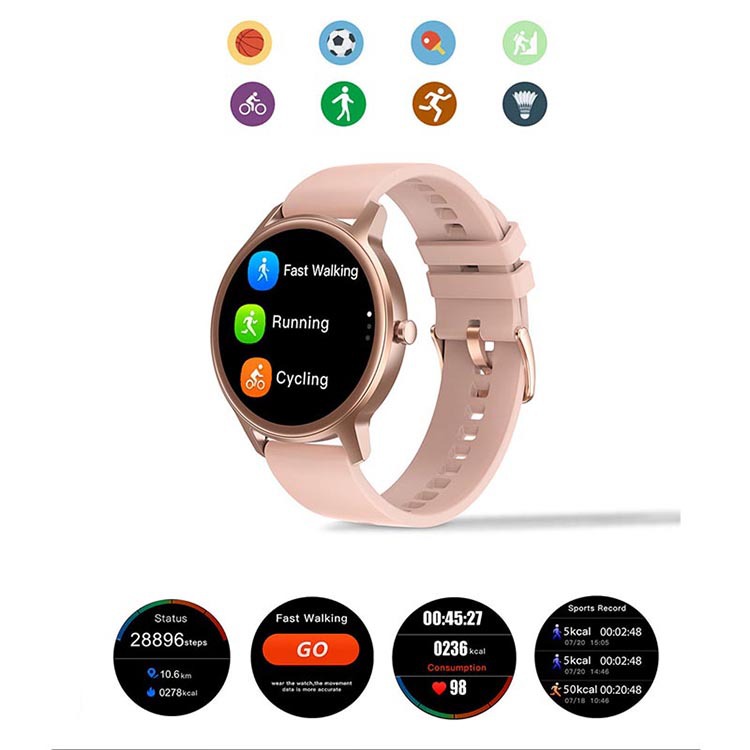 IP67 Waterproof Fitness Tracker with Heart Rate & Sleep Monitor