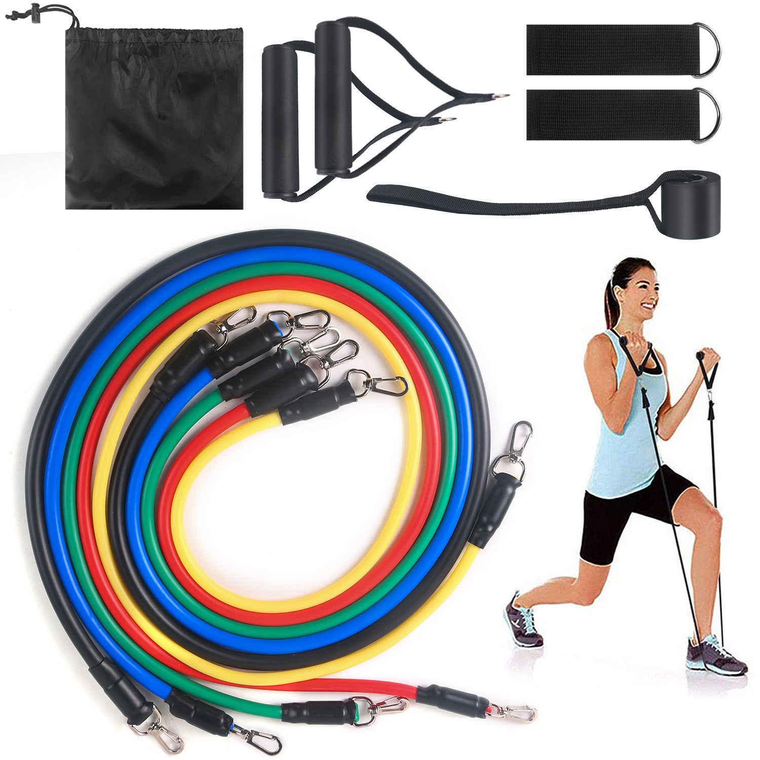 Ultimate Fitness Rally Elastic Resistance Bands for Workouts