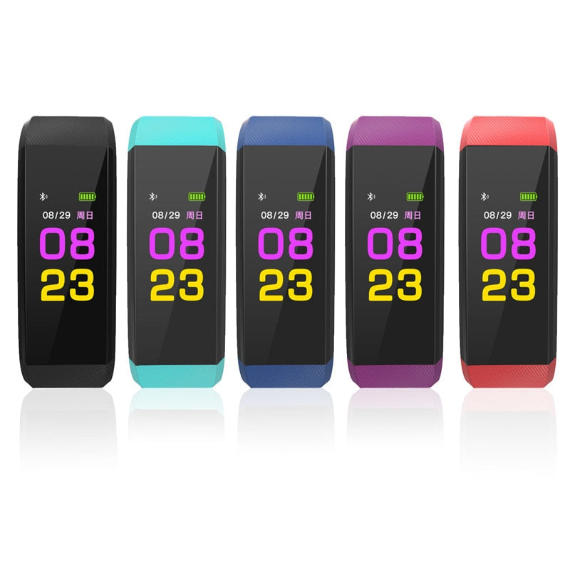 Screen Smart Wristband Heart Rate Monitor