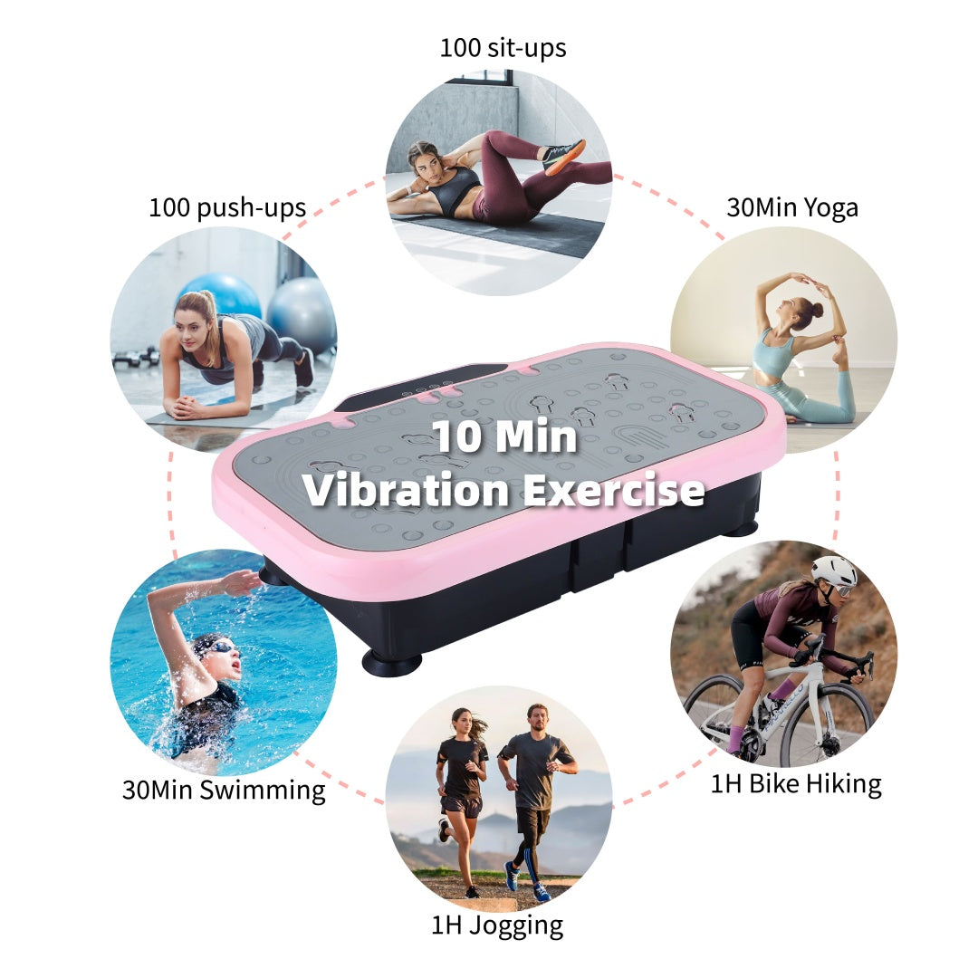 Luxury Vibration Plate Fitness Machine for Home Exercise