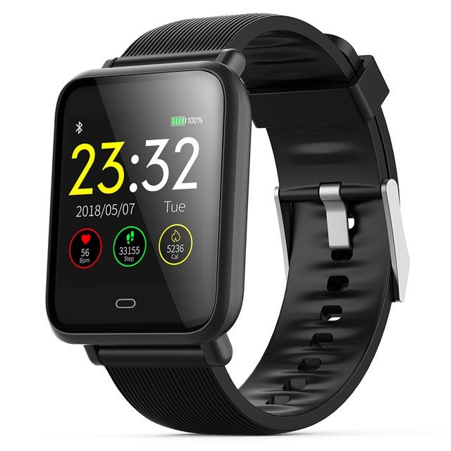 Q9 Smart Watch: IP67 Waterproof Fitness Tracker with Heart Rate Monitor