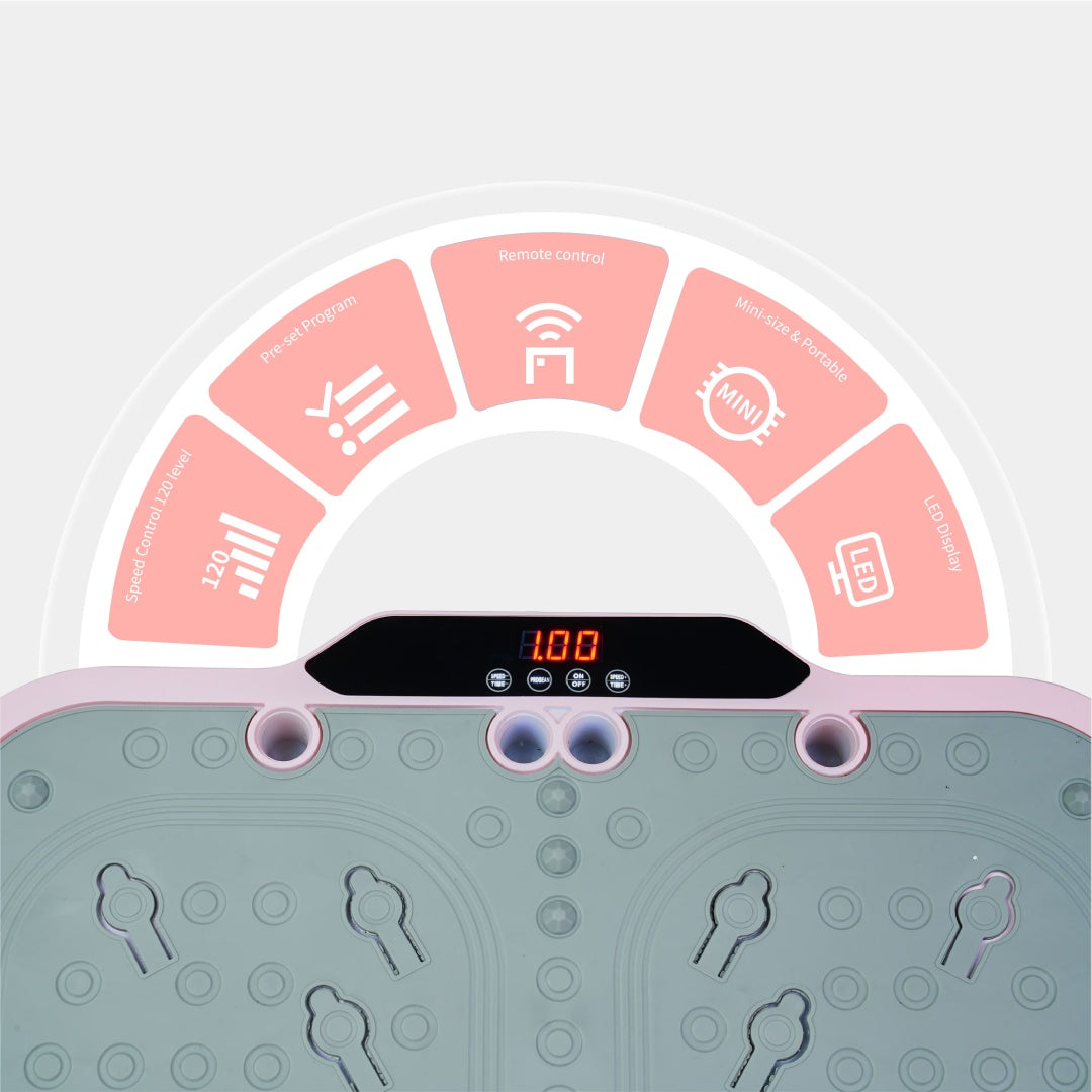 Luxury Vibration Plate Fitness Machine for Home Exercise