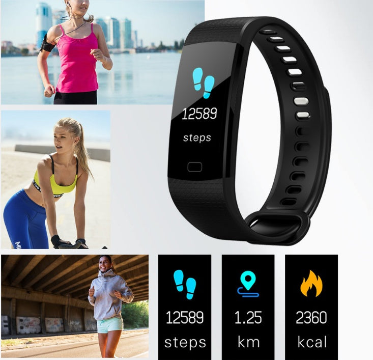 Smart Color Screen Fitness Band - Track Your Health Effortlessly