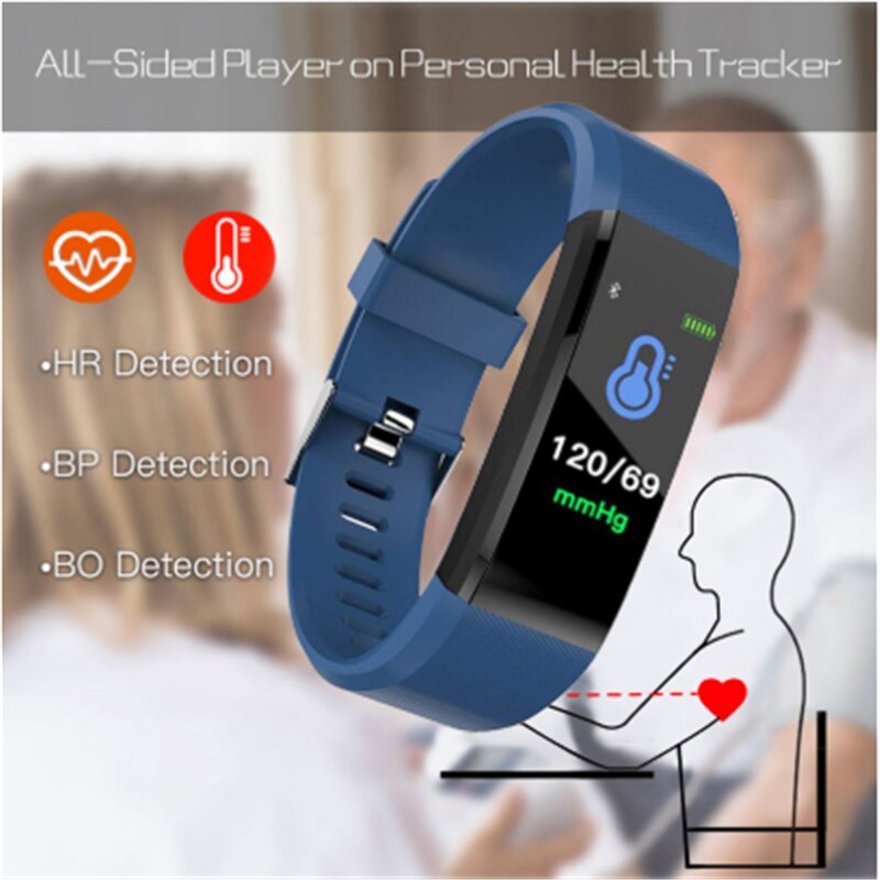 Screen Smart Wristband Heart Rate Monitor