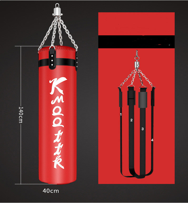 Hanging Hollow Punching Bag Fight