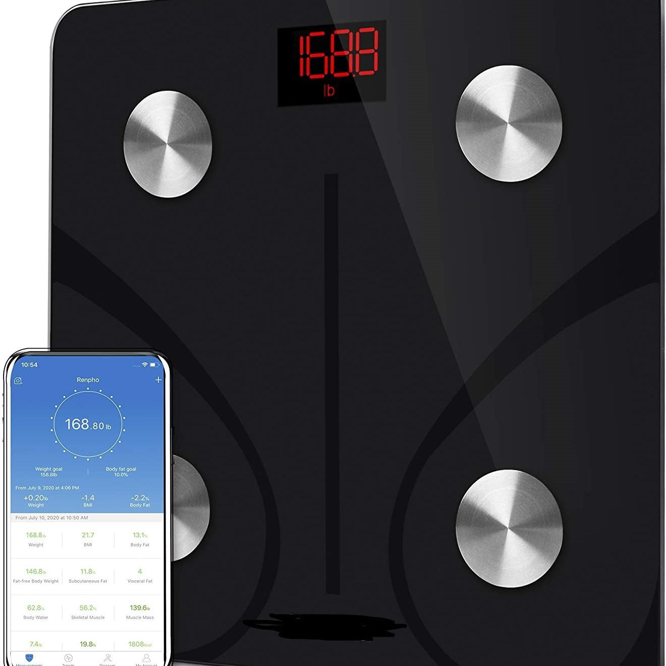 Luxury Bluetooth Body Fat Scale for Accurate Health Tracking