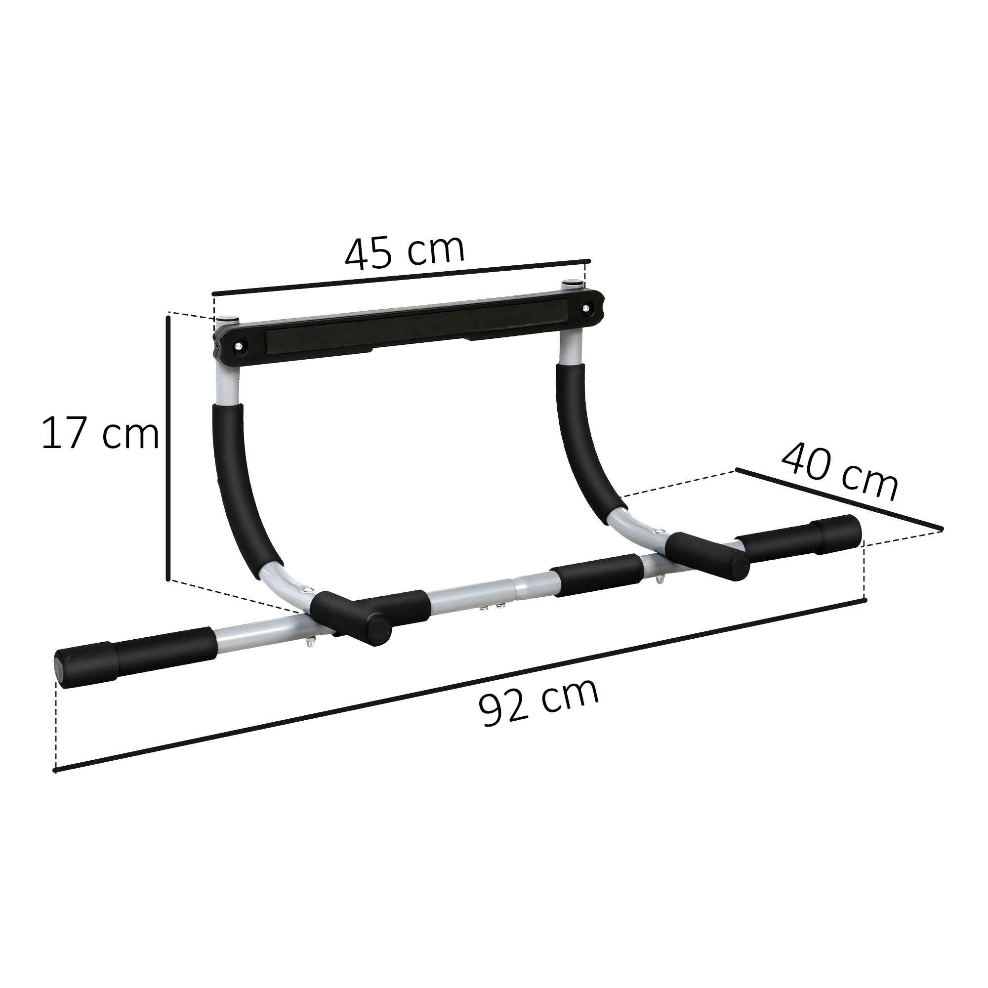 Doorway Pull Up Bar for Home Gym - Easy Setup, No Drilling