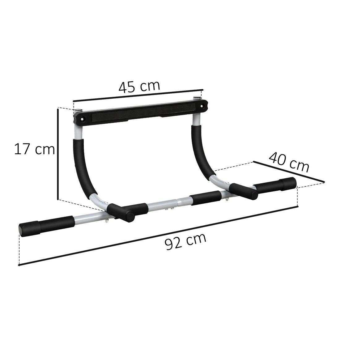 Doorway Pull Up Bar for Home Gym - Easy Setup, No Drilling