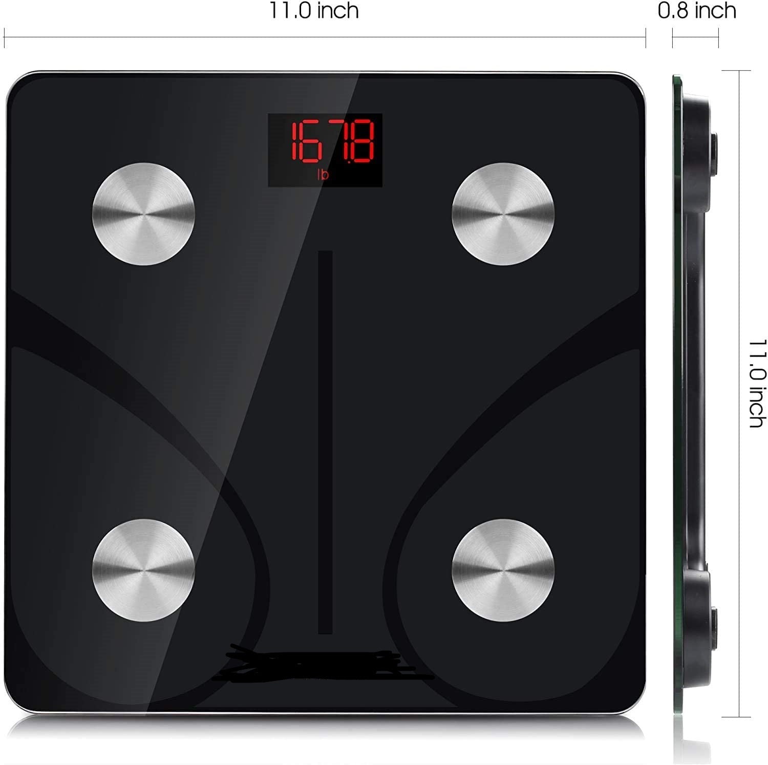 Luxury Bluetooth Body Fat Scale for Accurate Health Tracking
