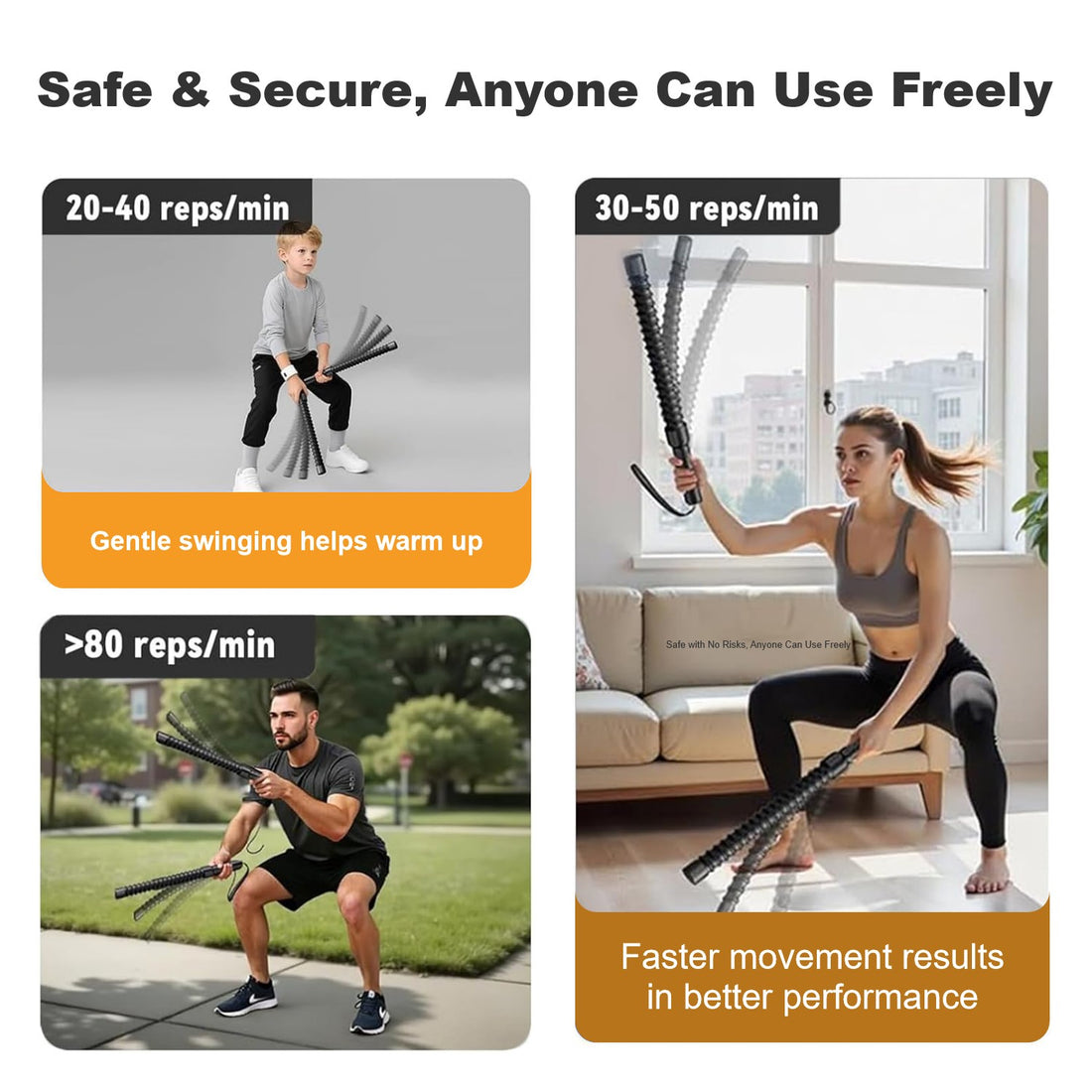 Ropeless Battle Rope for Dynamic Indoor and Outdoor Workouts