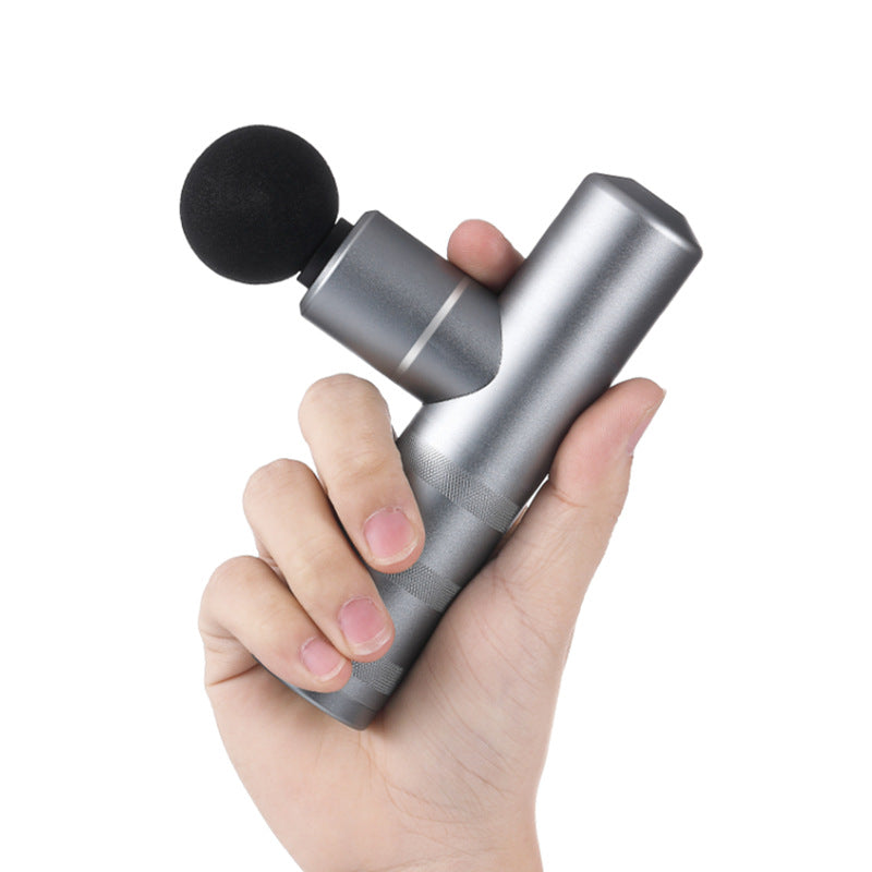 Portable Aluminum Alloy Massage Gun for Muscle Relaxation
